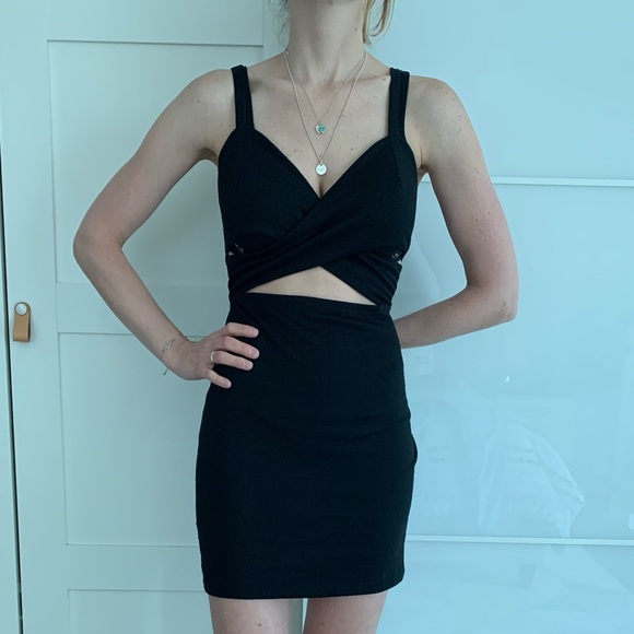 ⭐️3/25$ Forever21 dress black Medium m summer - Picture 2 of 5